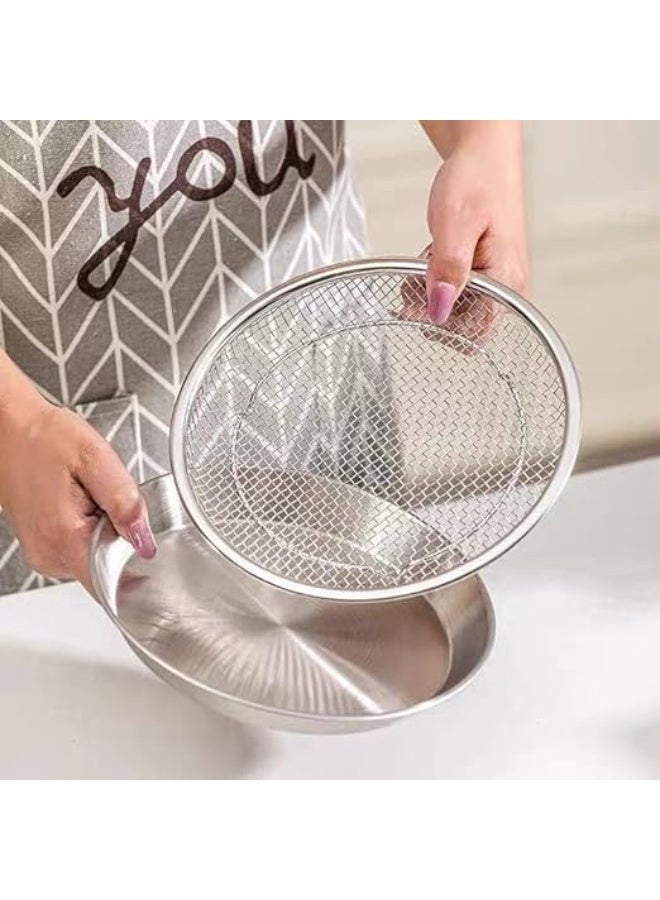 Stainless steel stand and holder for use inside a needle fryer with an oil strainer – a practical and high-quality tool for healthy cooking - Image 1